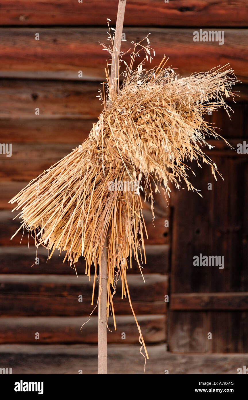Wheat sheaf at the Norsk Folkemuseum is Norways largest open air museum of architecture and traditions Stock Photo