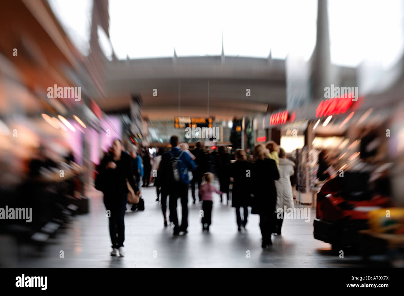 Shopping in Oslo Airport Stock Photo Alamy