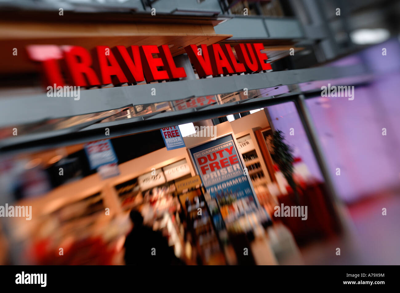 Shopping in Oslo Airport Stock Photo Alamy