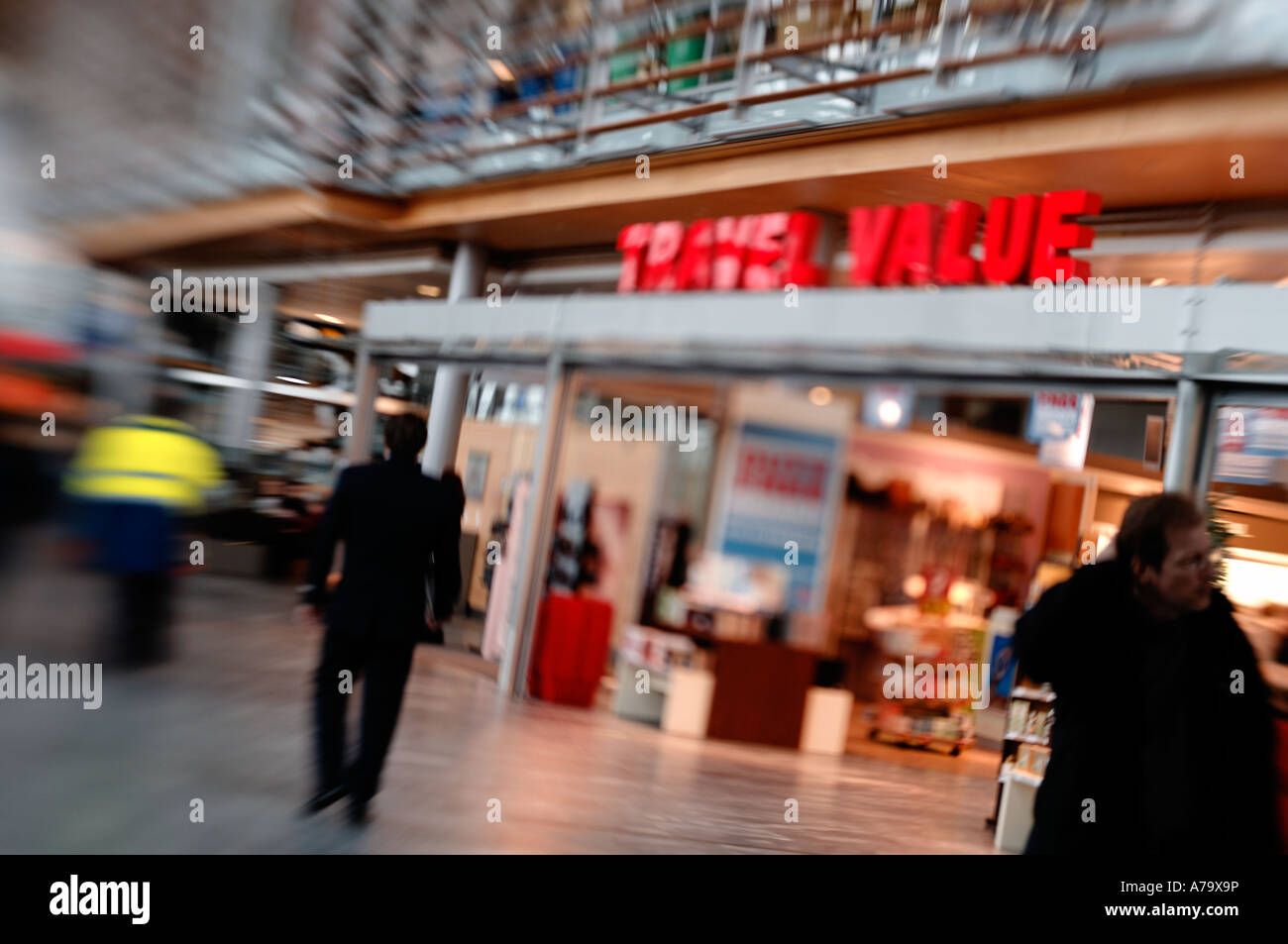 Shopping in Oslo Airport Stock Photo Alamy