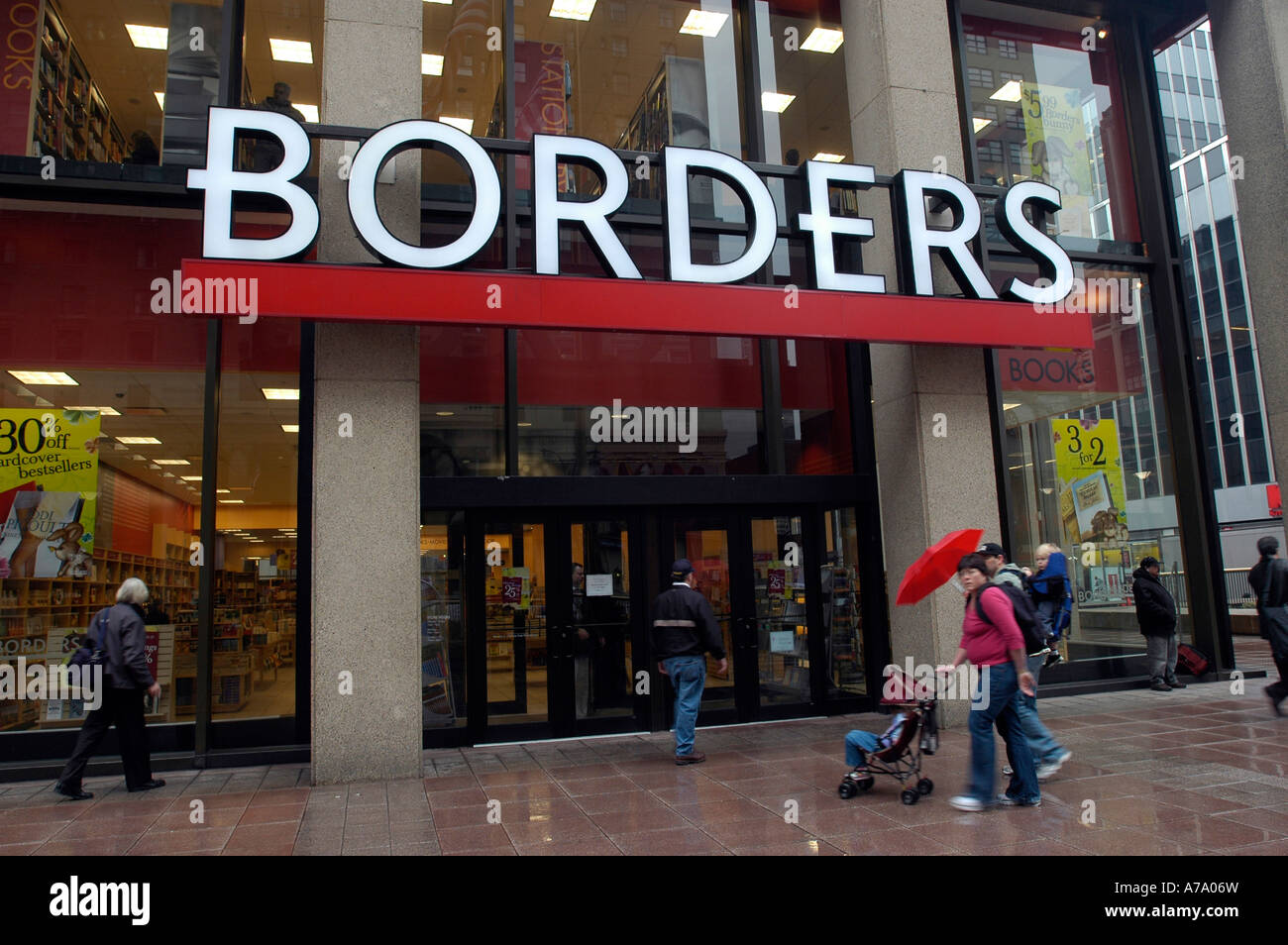 Borders book store usa hires stock photography and images Alamy