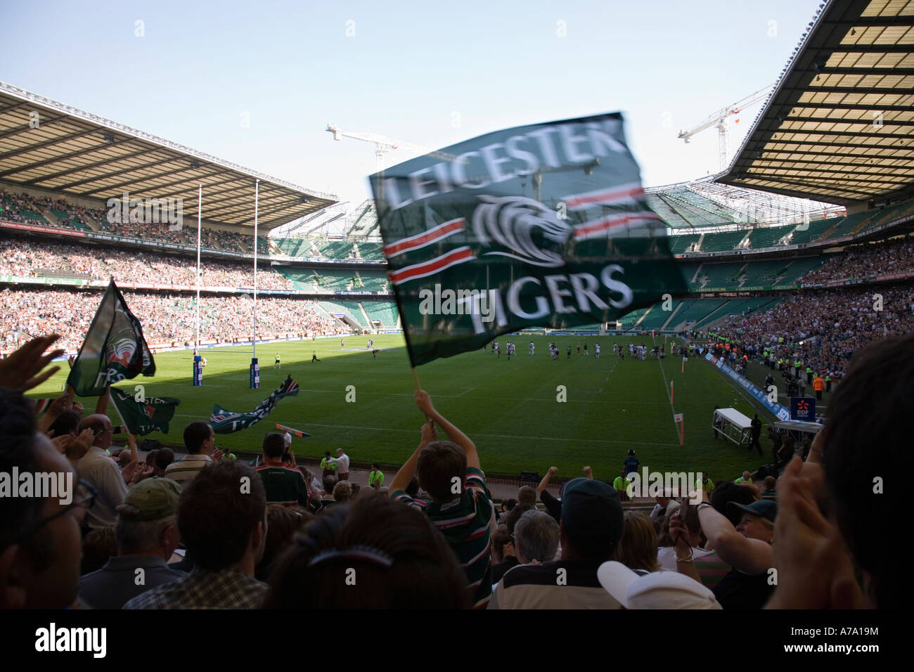 Closing ceremony at Twickenham RFU Stadium EDF Energy Cup Final Ospreys