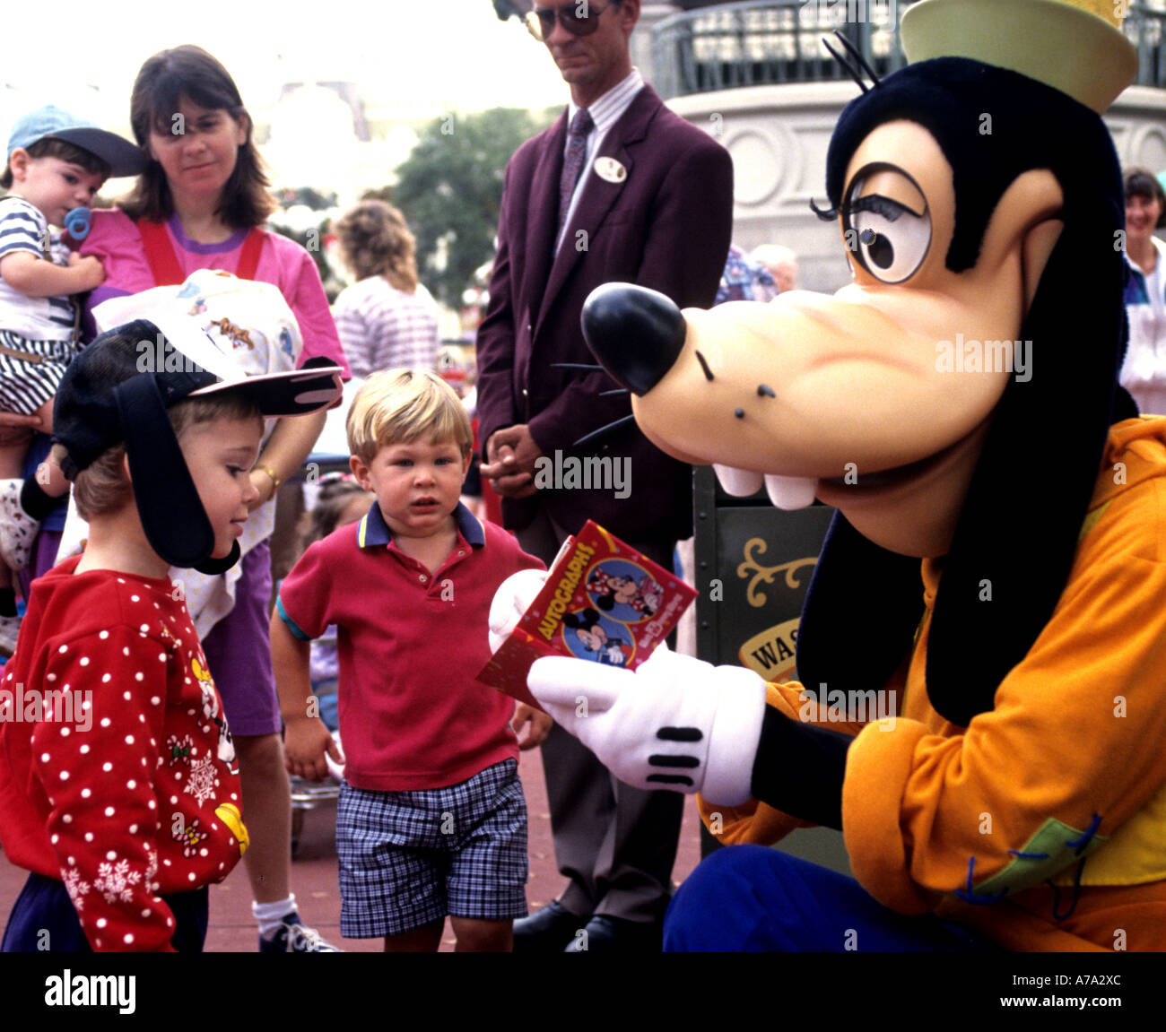 Disneyland  Walt Disney Goofy California kid kids Stock Photo