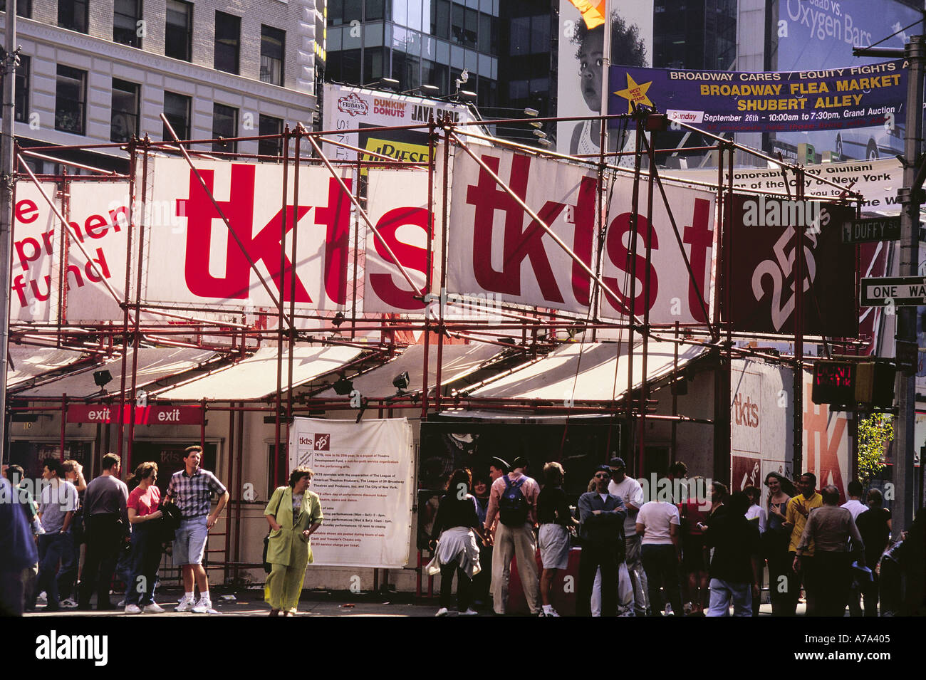 TKTS Times Square Manhattan New York Stock Photo Alamy