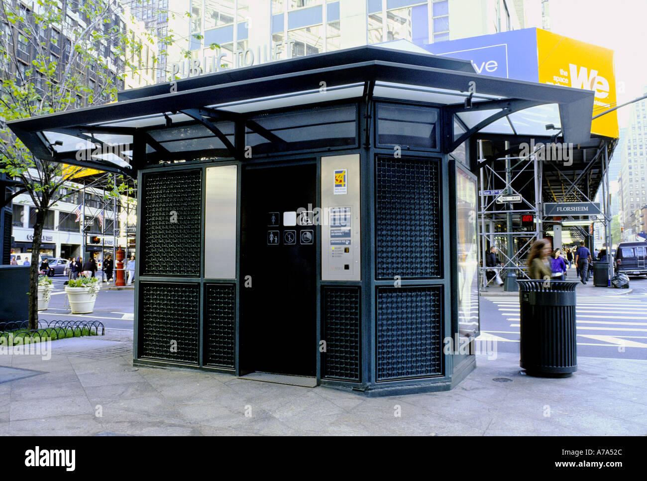 Public Restroom Herald Square Manhattan New York Stock Photo - Alamy