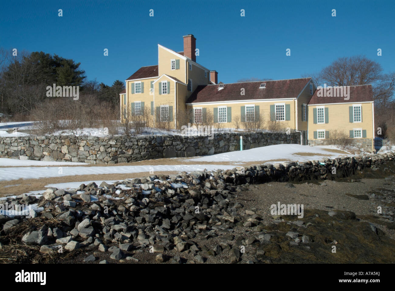 Wentworth Coolidge Mansion at Portsmouth New Hampshire USA, which is