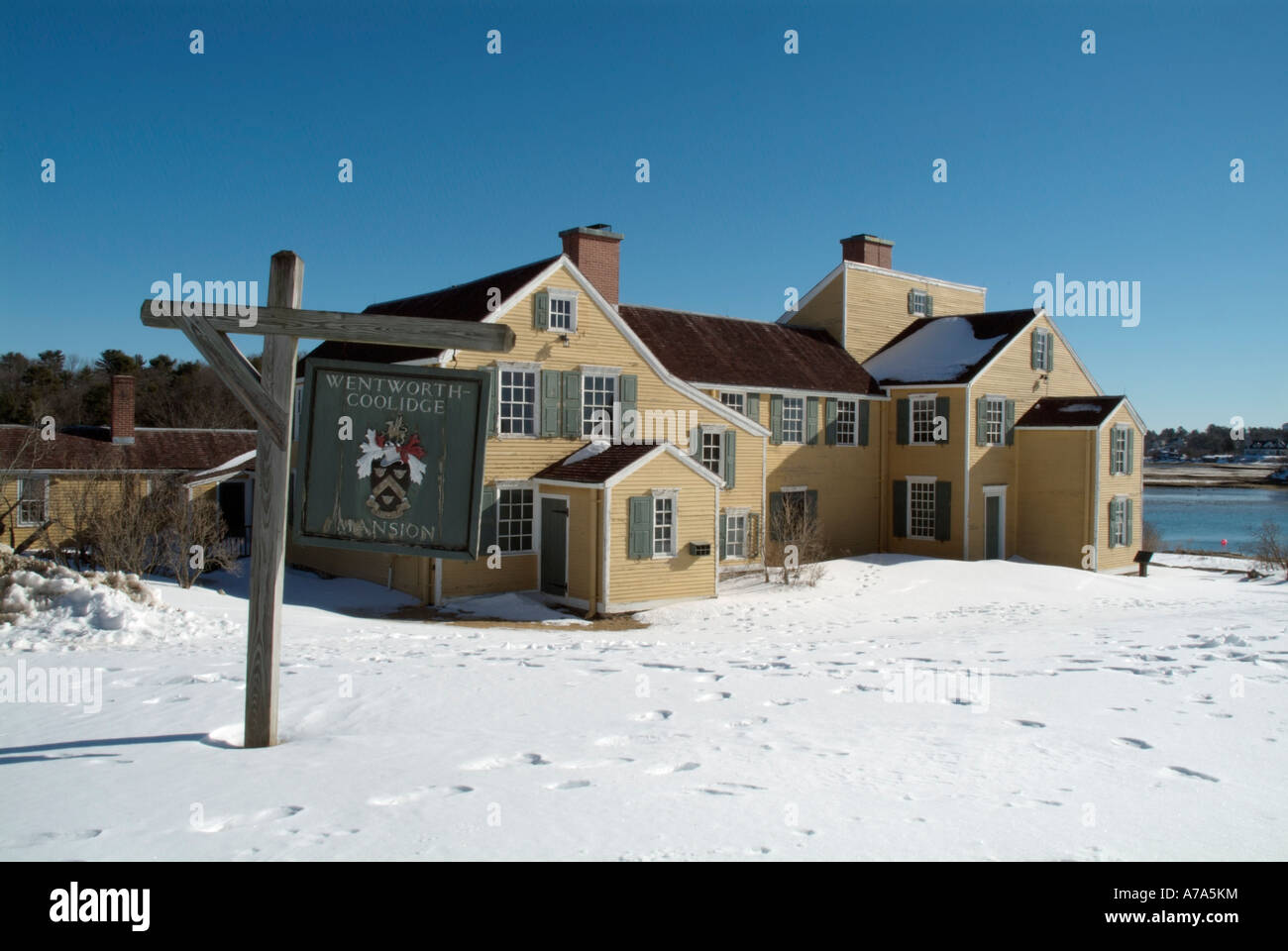 Wentworth Coolidge Mansion at Portsmouth New Hampshire USA, which is