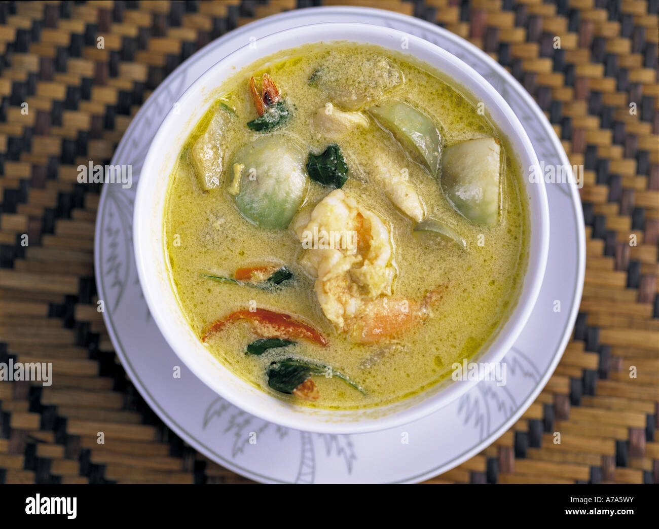 Green curry Thailand Stock Photo Alamy
