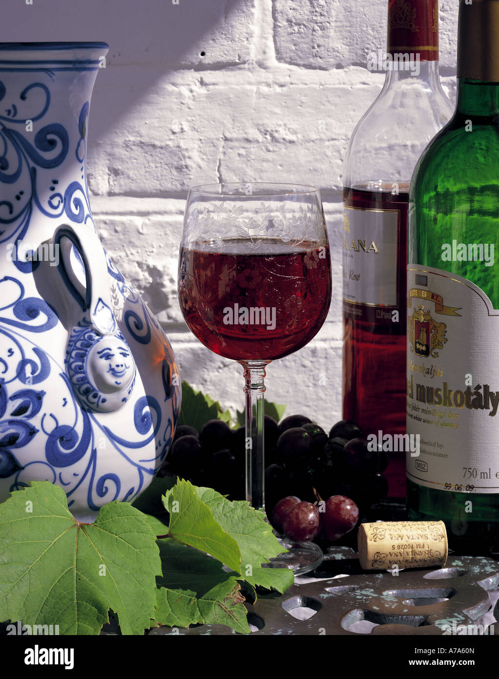 Red wine still life Stock Photo - Alamy