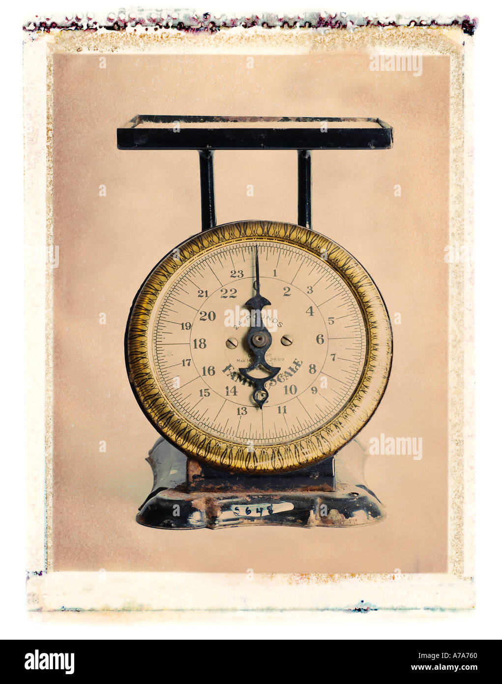 antique scale Stock Photo