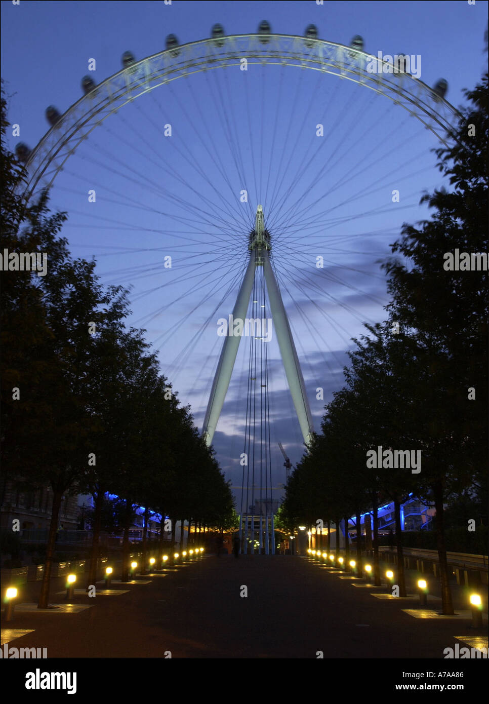 London Eye South Bank London Stock Photo - Alamy
