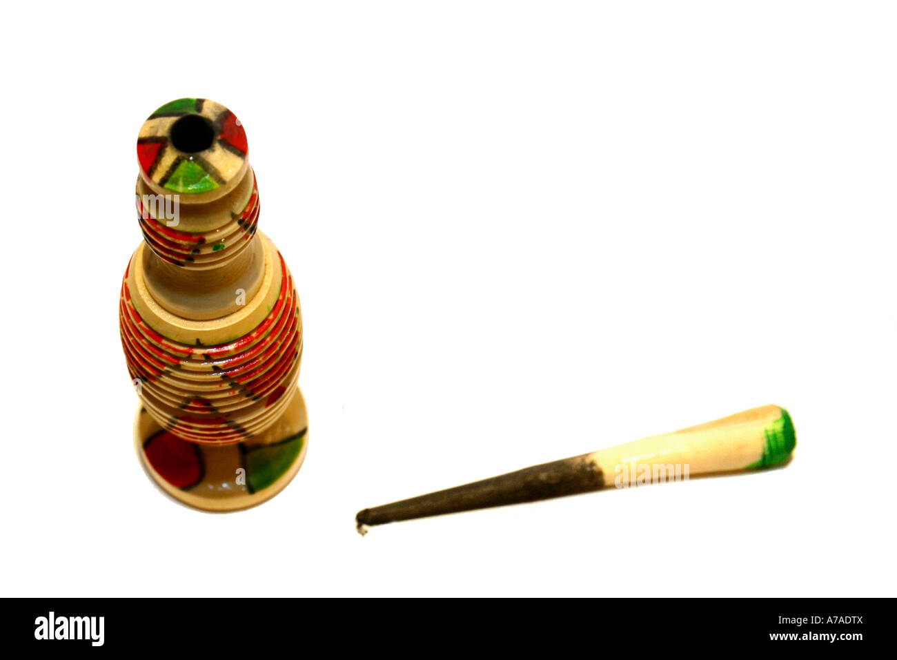 handmade bottle of eye shade from Morocco Stock Photo