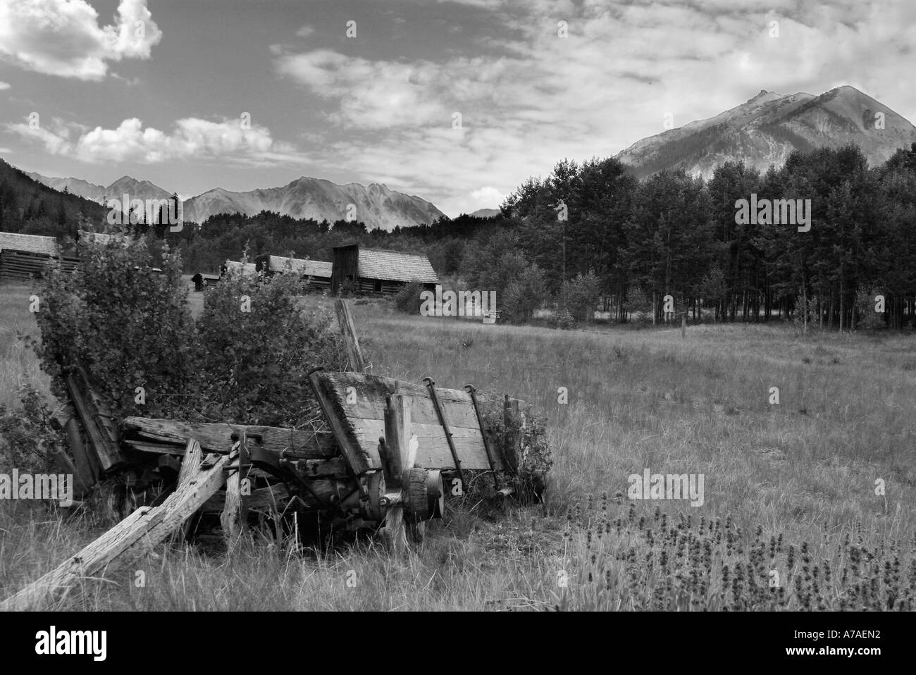 Ghost Town of Ashcroft, Colorado Stock Photo Alamy