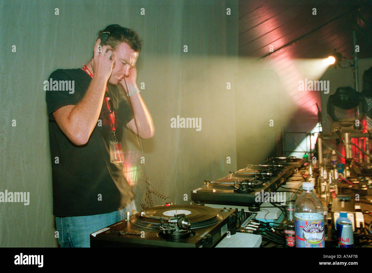 DJ Tall Paul Stock Photo Alamy