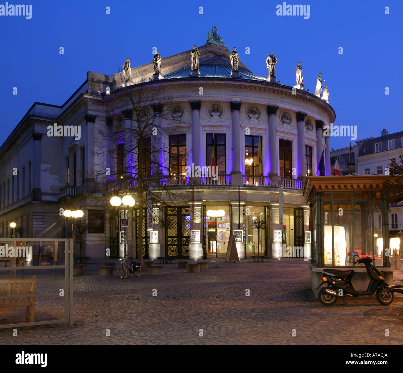 Bourla theatre Antwerp Stock Photo