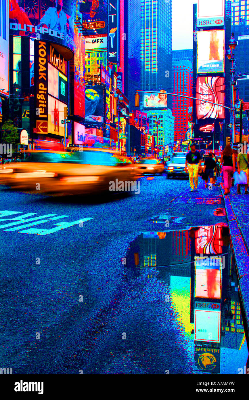 Times Square New York America Stock Photo Alamy