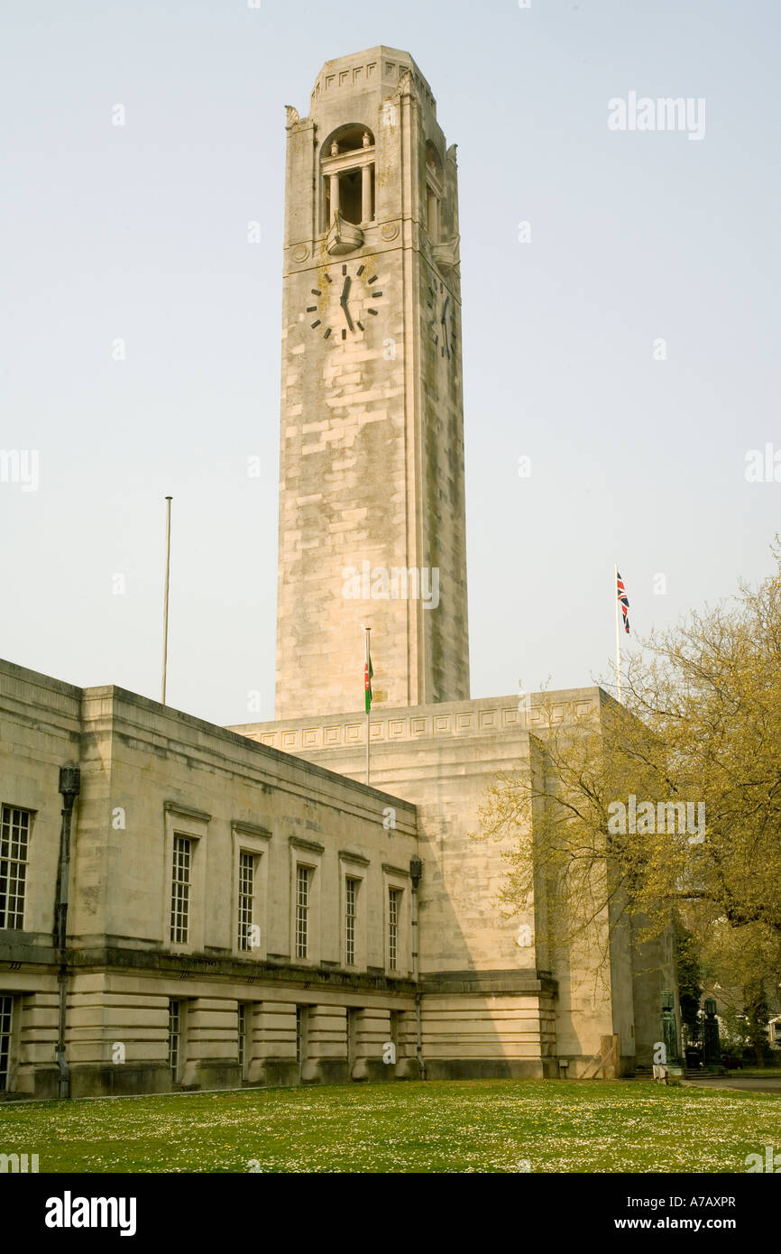 Wales, Swansea, Guildhall Stock Photo