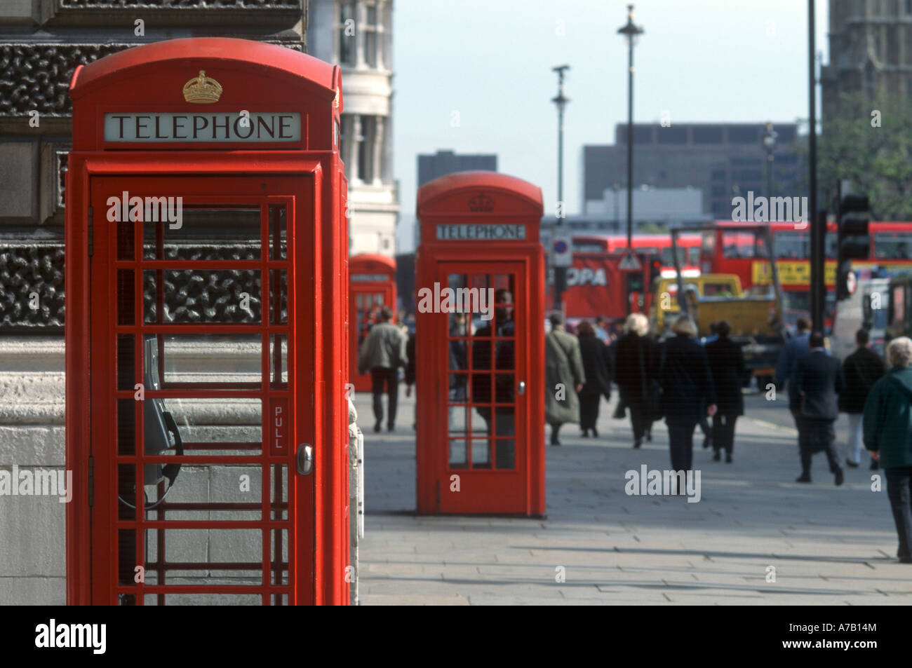 Westminster phone booths hi-res stock photography and images - Alamy
