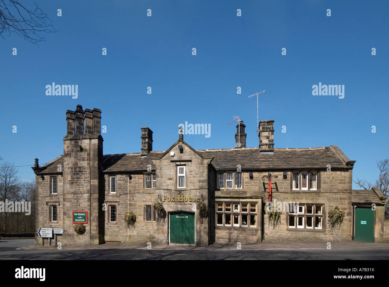 "Fox House" in Derbyshire "Great Britain Stock Photo - Alamy