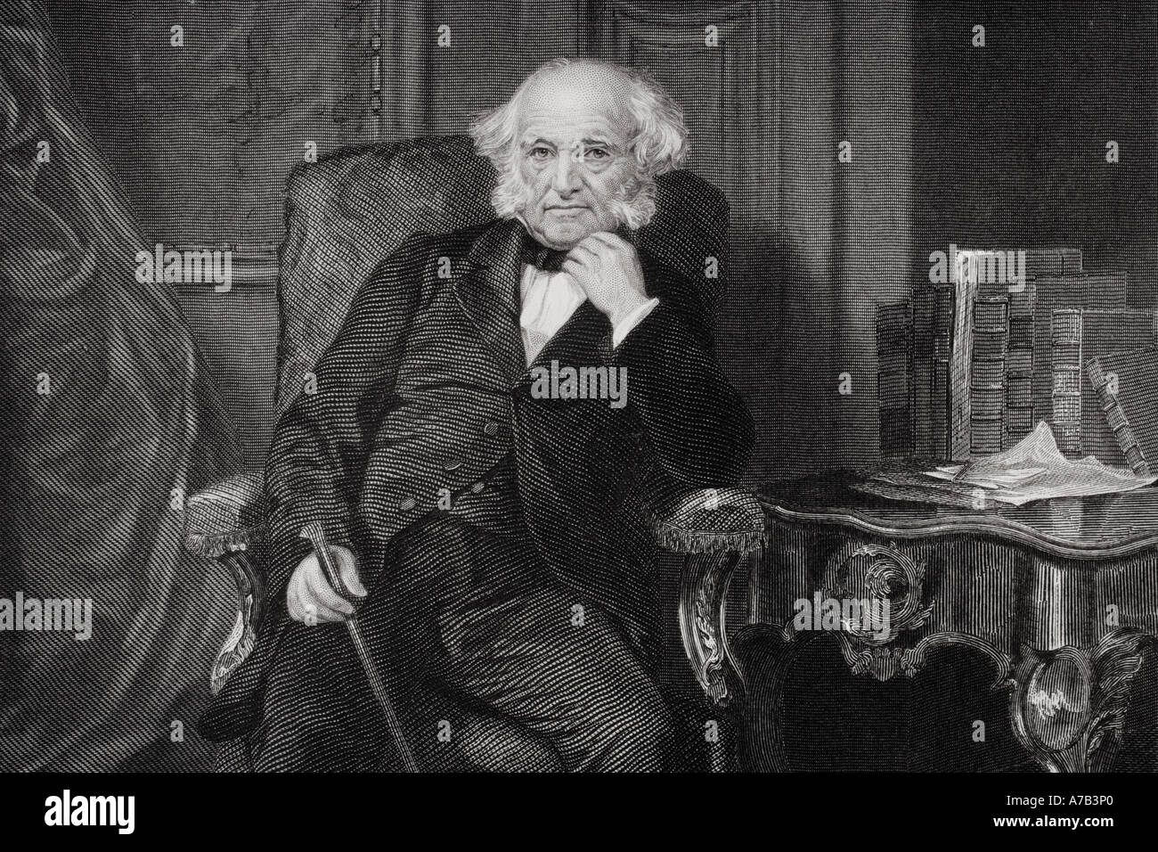 Martin Van Buren, 1782 - 1862.  8th president of the United States of America. Stock Photo