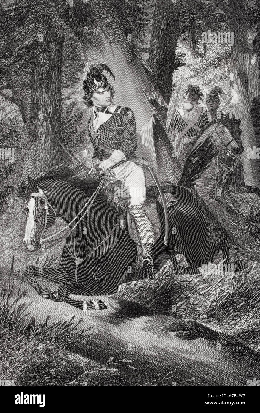Francis Marion, 1732 - 1795.  Military officer during the American Revolutionary War. Stock Photo