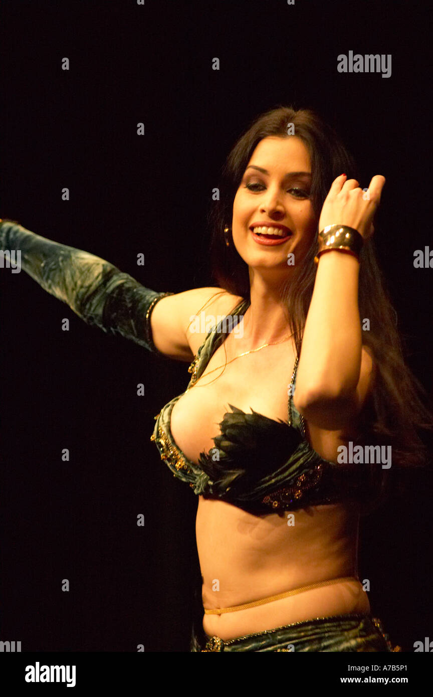 belly dancing Stock Photo