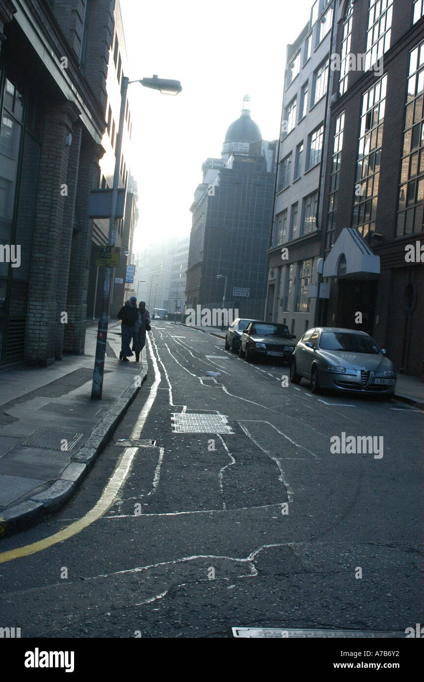 Sunday morning in East London Stock Photo