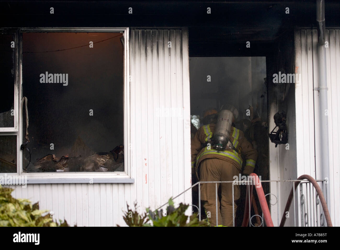 House Fire At Topliss Drive Waiake North Shore Auckland New