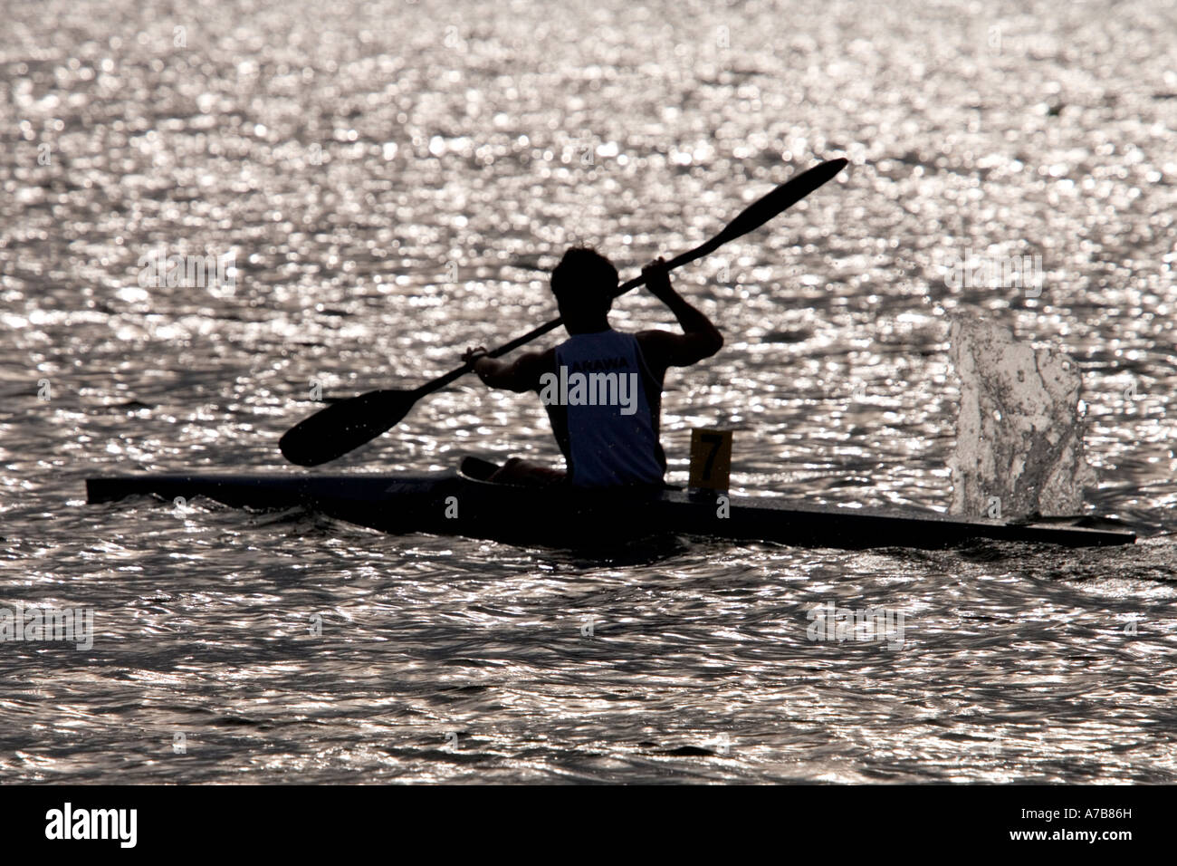 Kim Hedley, Arawa at the New Zealand Sprint Kayak Championships Lake