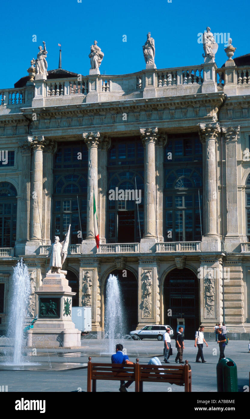 Palazzo Madama Turin Stock Photo