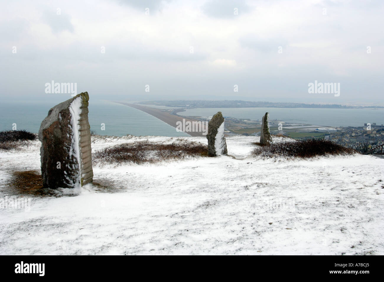 Sculptures, Portland, Dorset, Britain, UK Stock Photo - Alamy