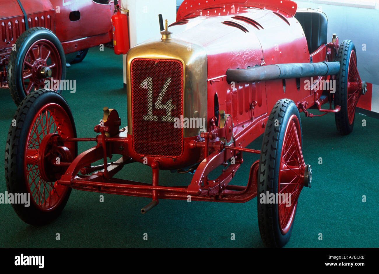 Motorcar museum Turin Stock Photo