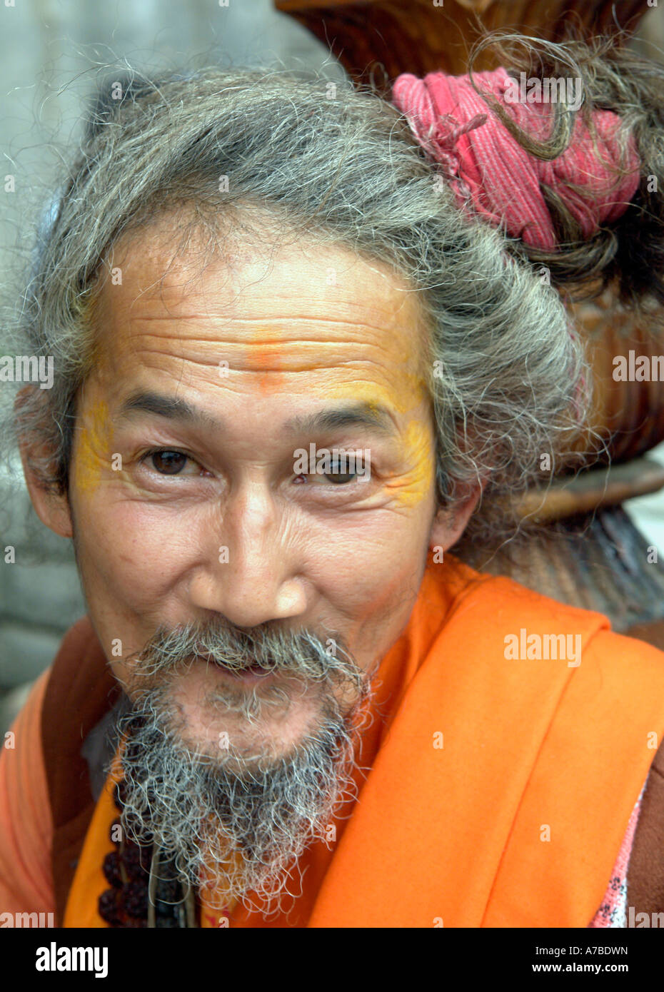 holy man at vashisht Stock Photo Alamy