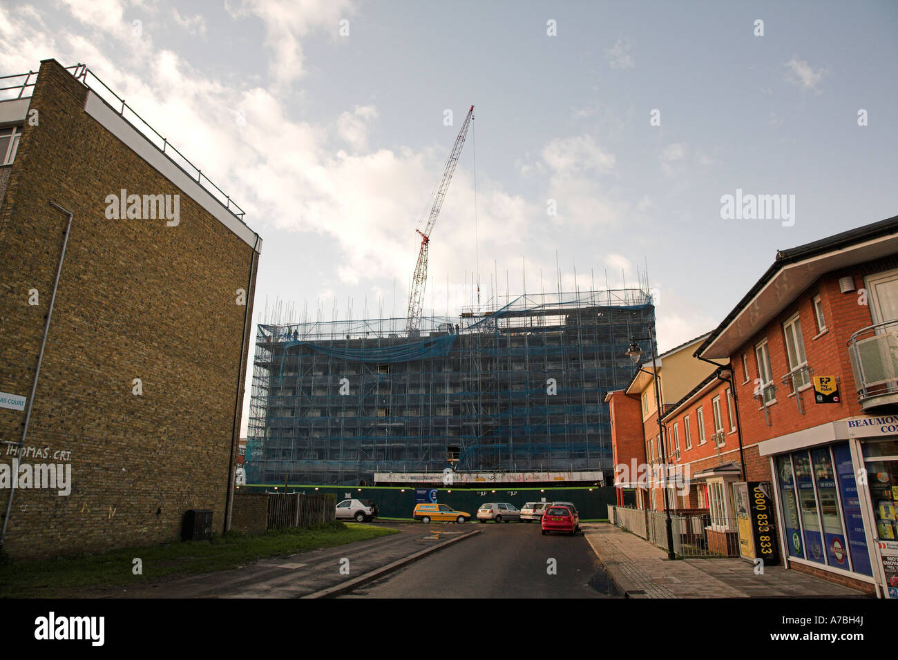 Redevelopment of Beaumont Estate Leyton London Stock Photo Alamy