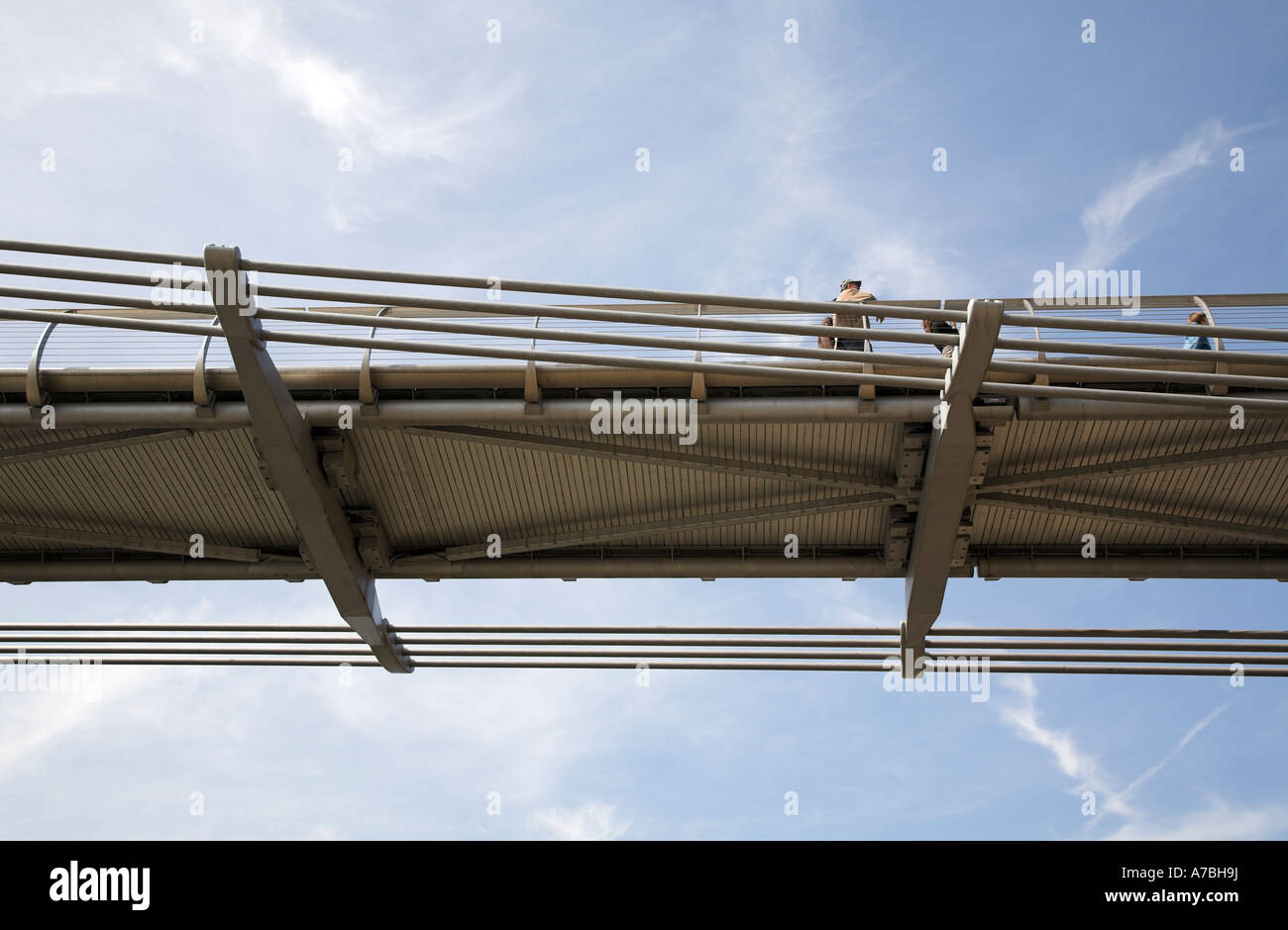 Millennium Bridge London Stock Photo