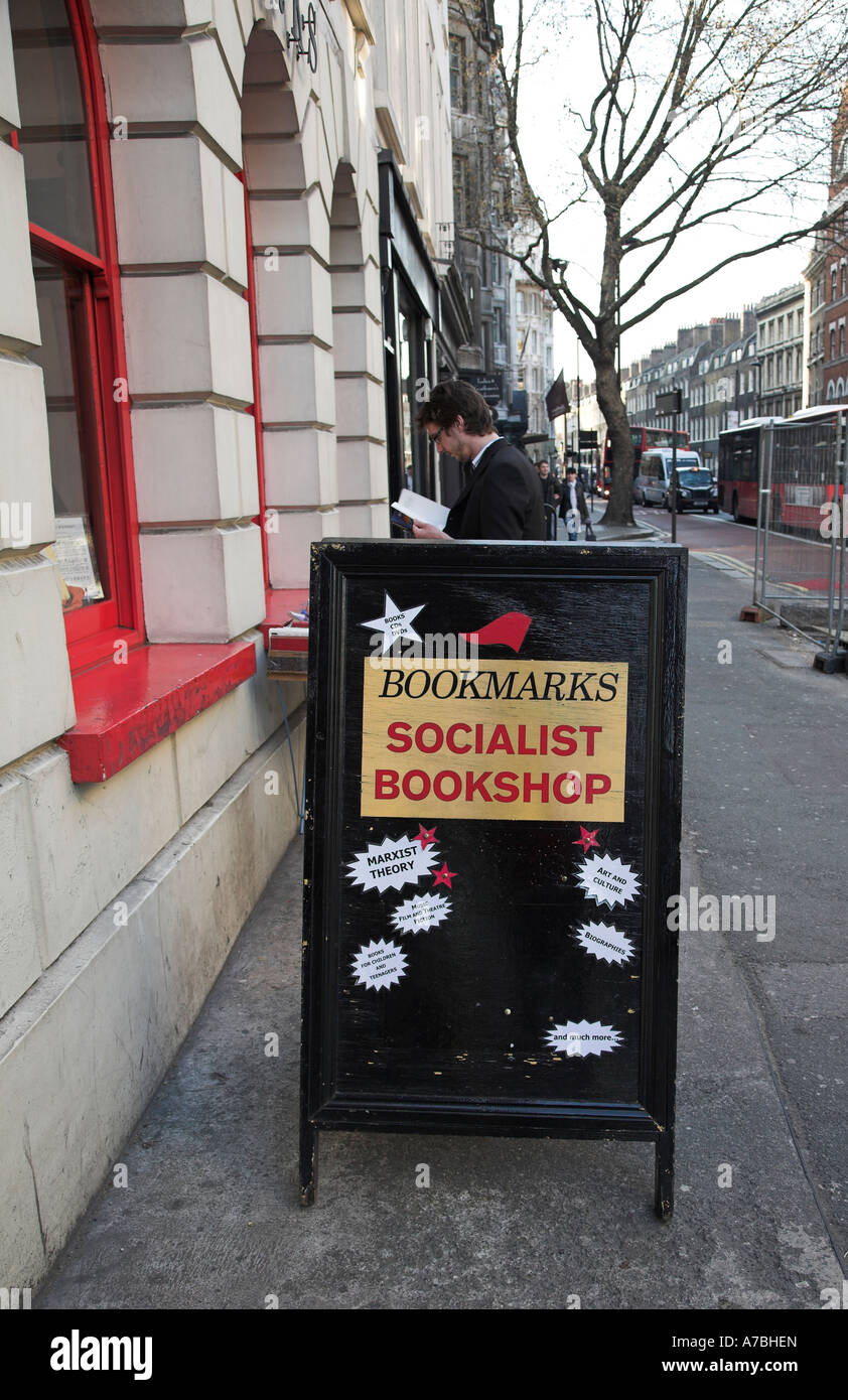 Socialists Bookshop Stock Photo
