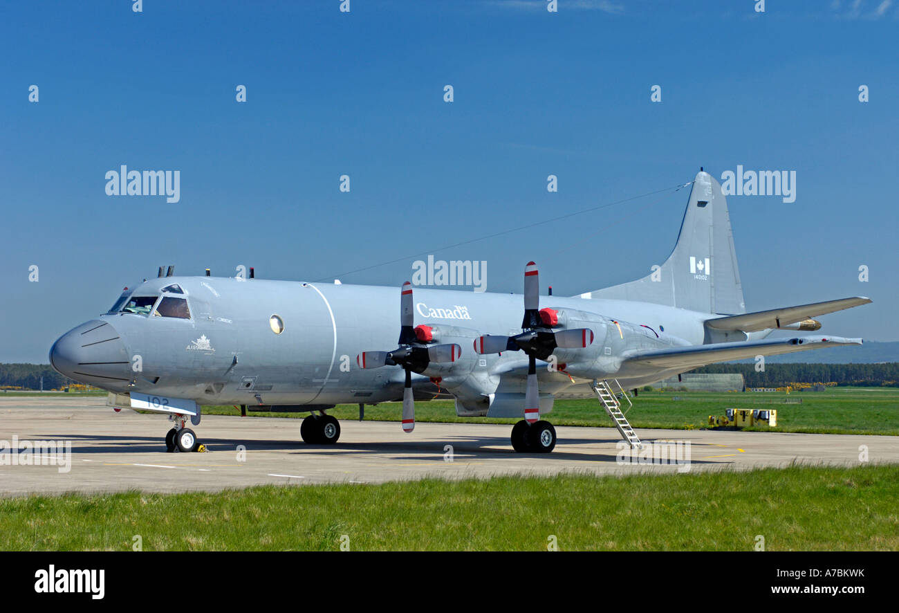 Canadian Lockheed CP-140 Aurora Aircraft. Stock Photo