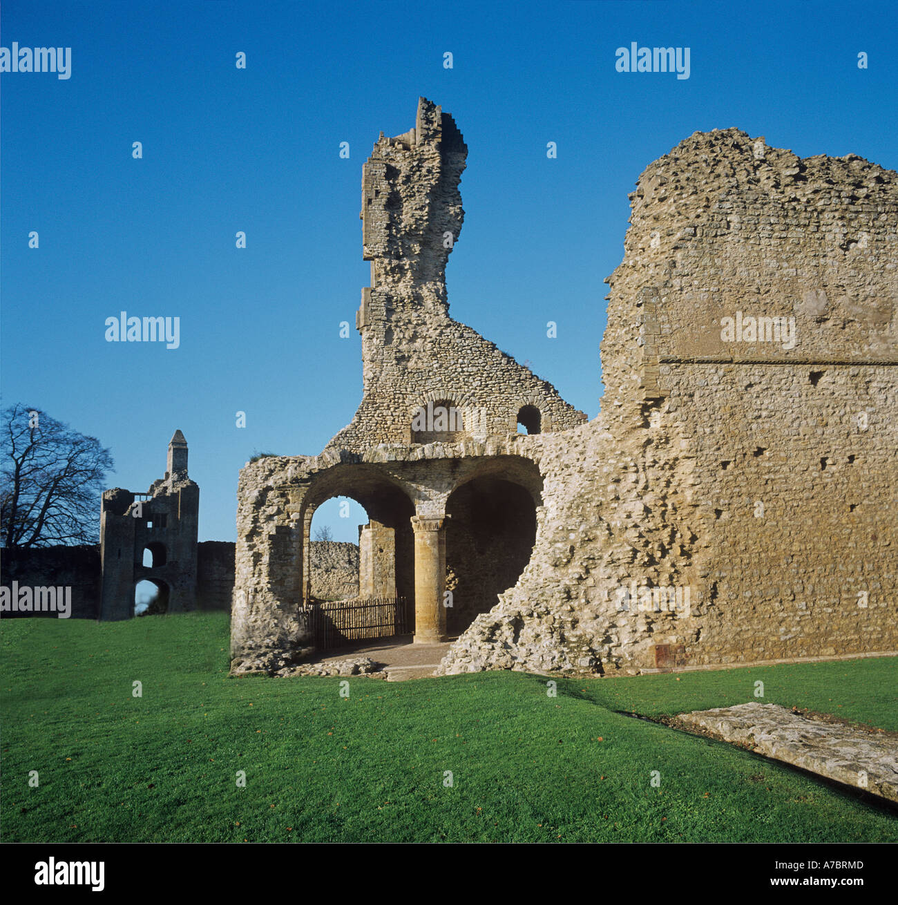 Old Sherborne Castle Dorset Stock Photo