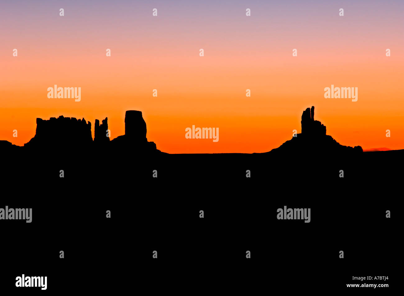 Monument Valley SunRise Stock Photo Alamy