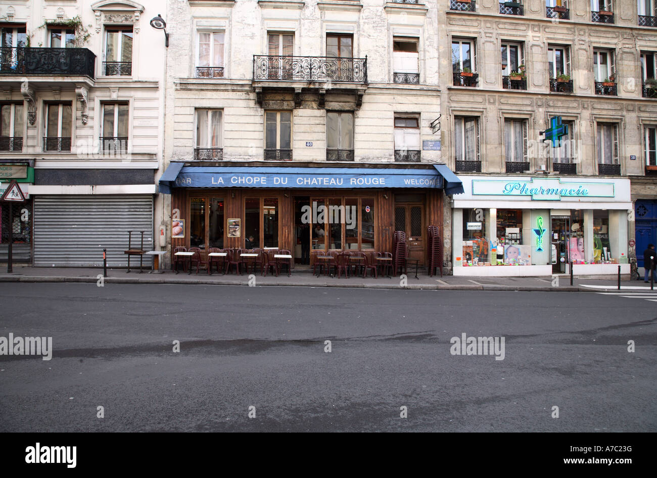 brasserie in Paris, France Stock Photo Alamy