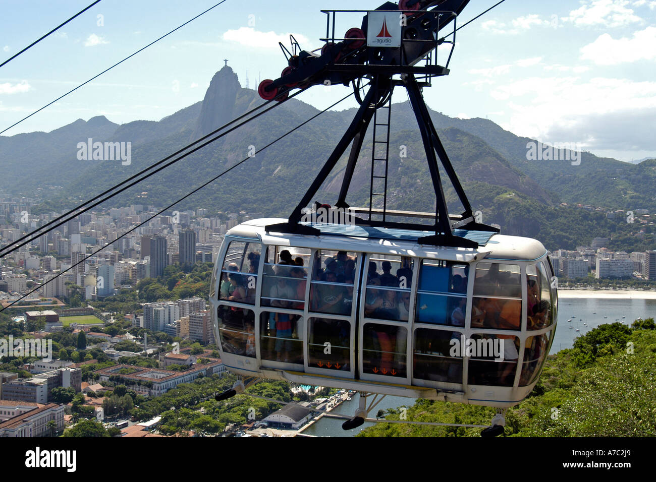 Cable car over Rio de Janeiro Stock Photo - Alamy