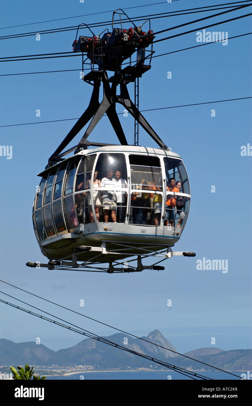 Cable car over Rio de Janeiro Stock Photo - Alamy