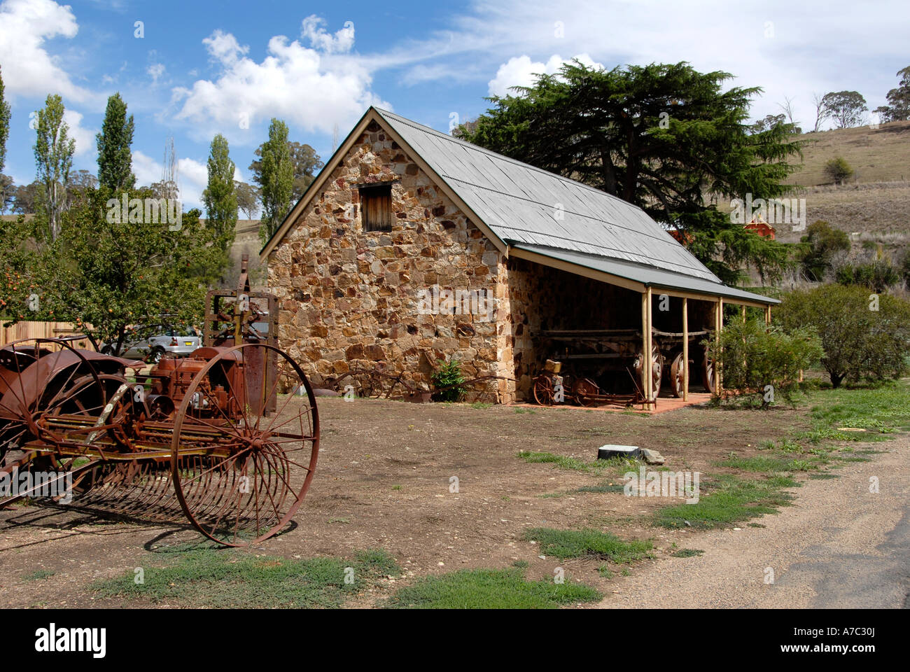 Convict built Stables 1849 Carcoar NSW Australia Stock Photo Alamy