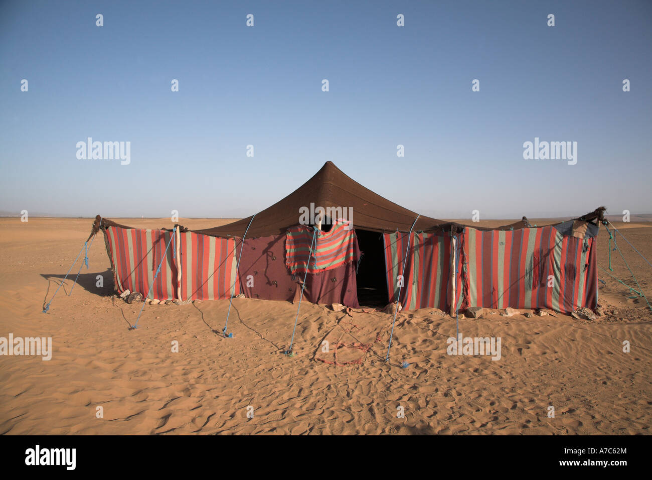 Desert nomad tent Sahara, Zagora, Morocco, north Africa Stock Photo Alamy