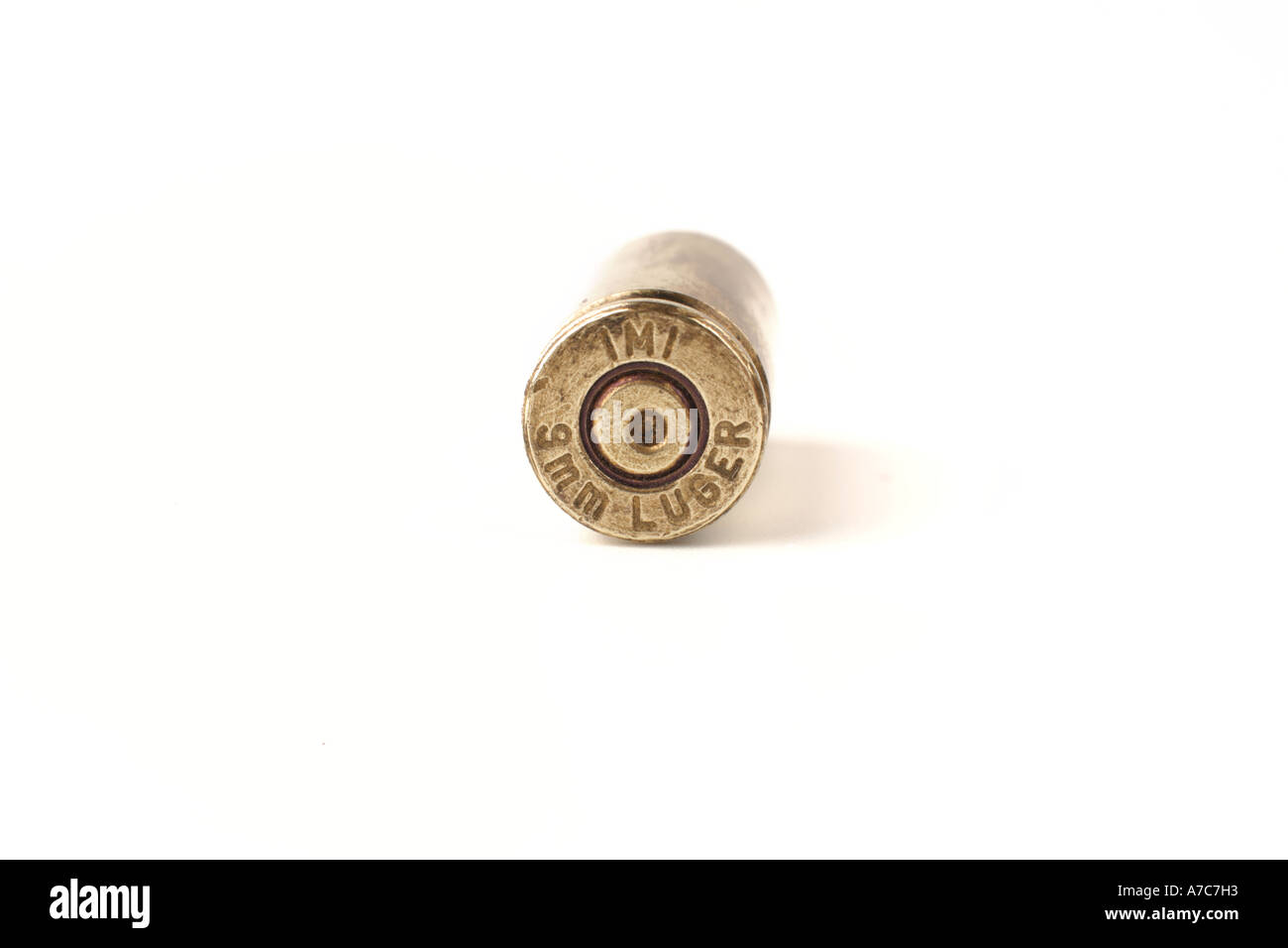 Luger 9mm fired bullet shell case Stock Photo - Alamy