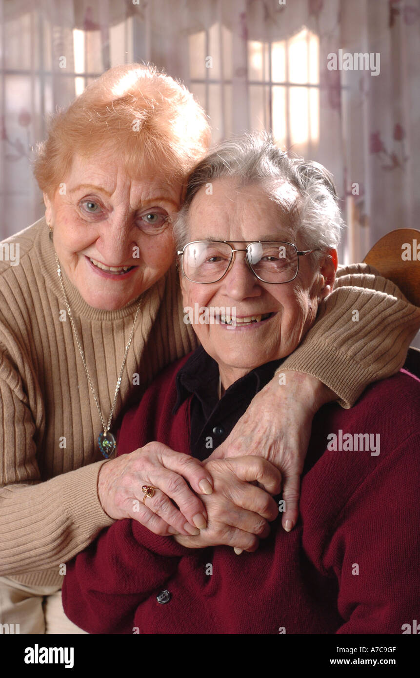 Senior citizen couple Stock Photo