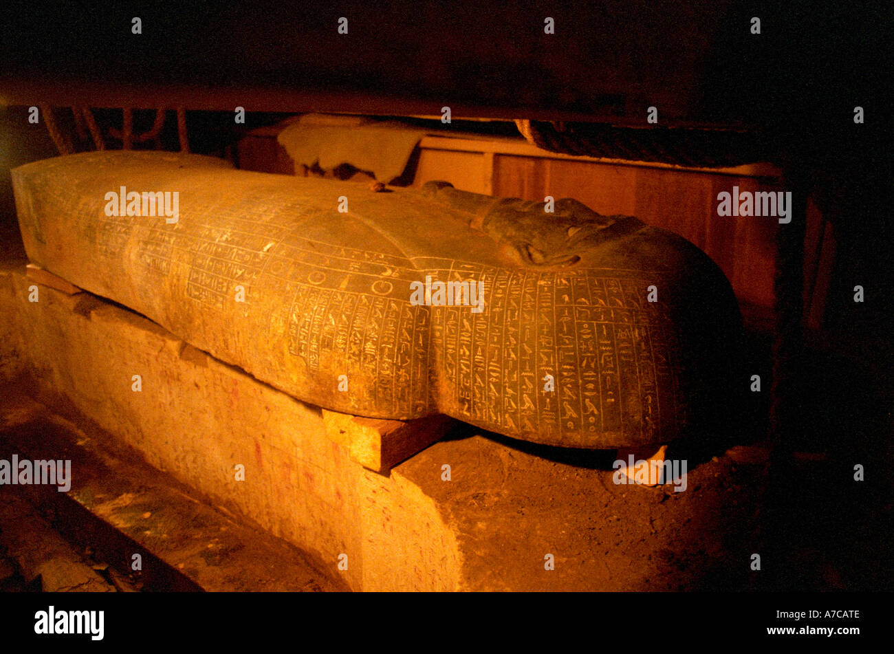 Egyptian mummy uncovered Stock Photo Alamy