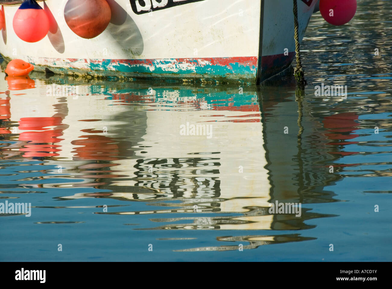 Boat reflection in water hi-res stock photography and images - Alamy