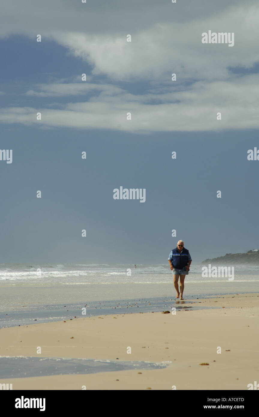 Walking on Sellicks Beach Aldinga Beach South Australia Stock Photo Alamy