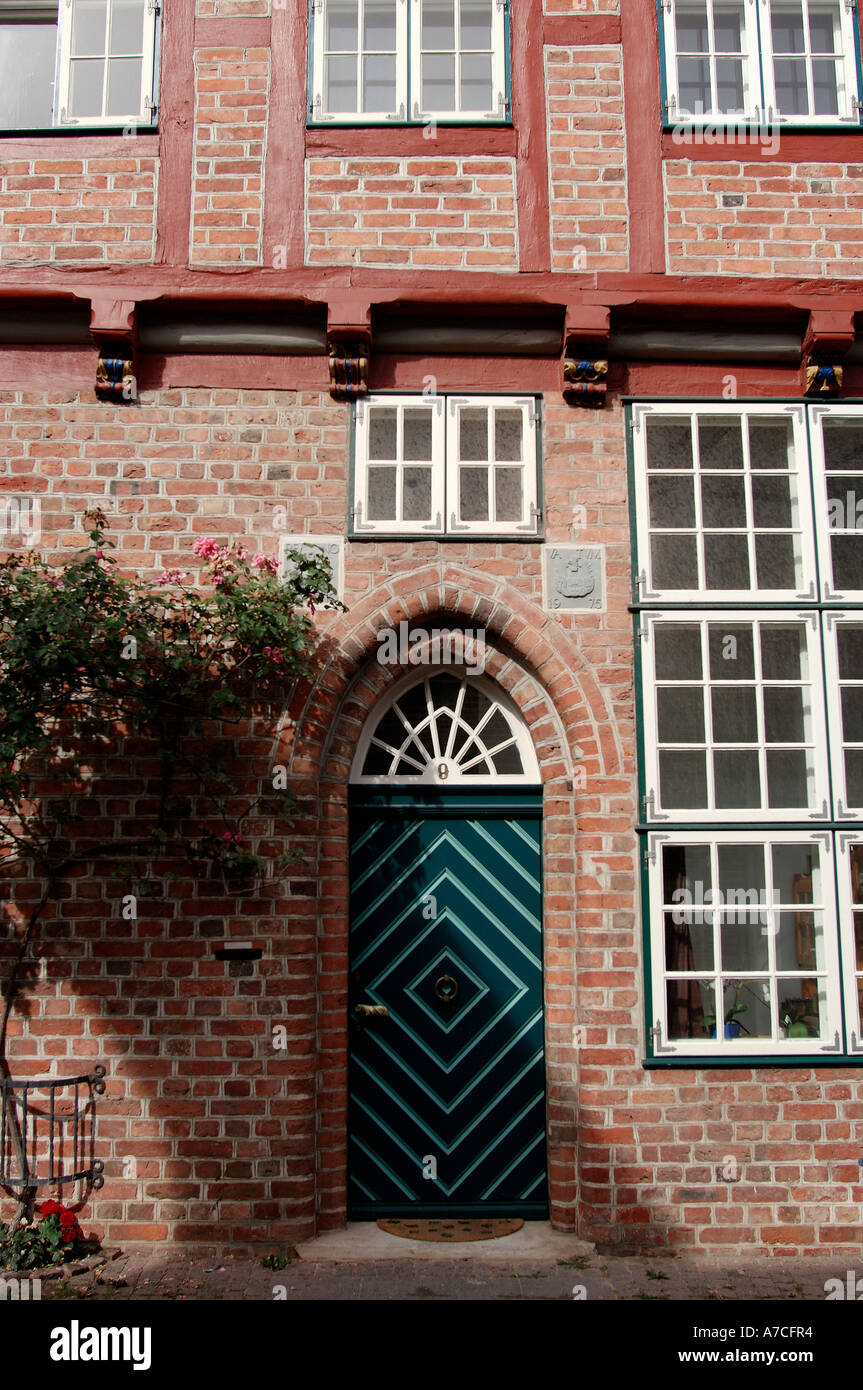 House entrance Luneburg Stock Photo - Alamy